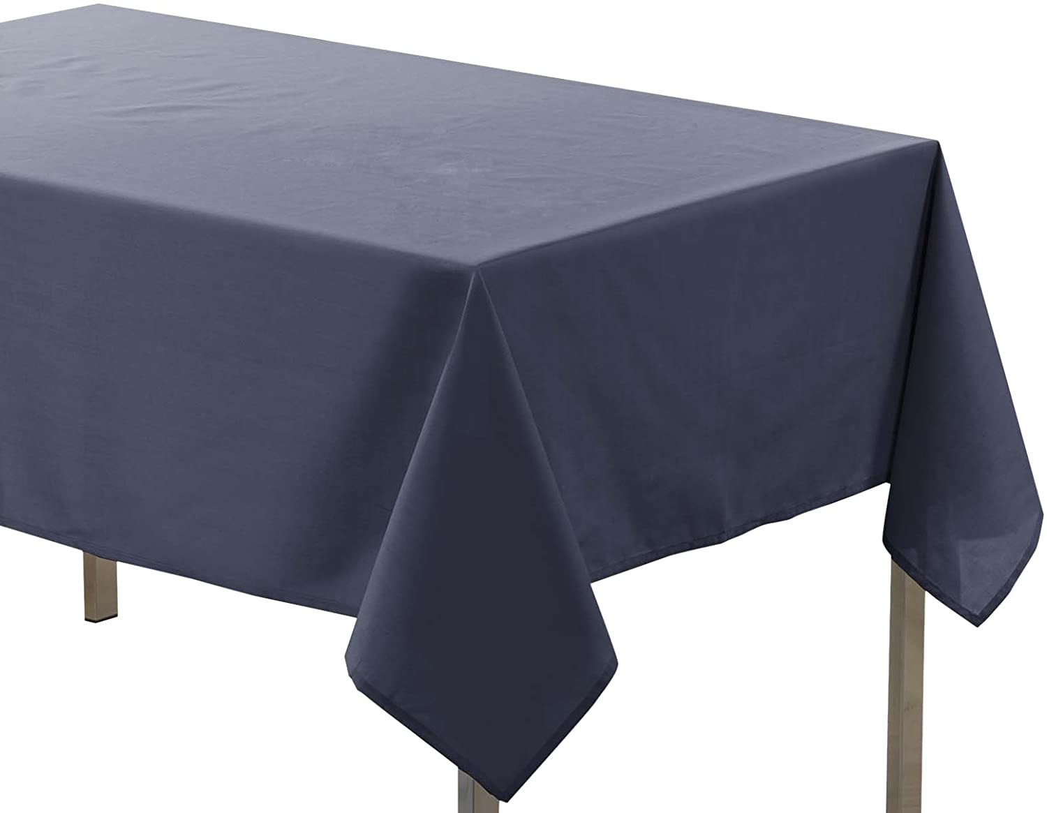Douceur d'Intérieur Essentiel Rectangular Tablecloth, Polyester, Beton, 250 x 140 cm