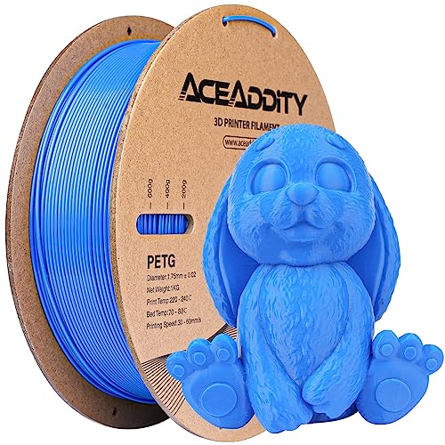 Aceaddity PETG Filament 1.75mm, 3D Printer Filament, Dimensional Accuracy +/- 0.02mm, 1kg(2.2lbs)...