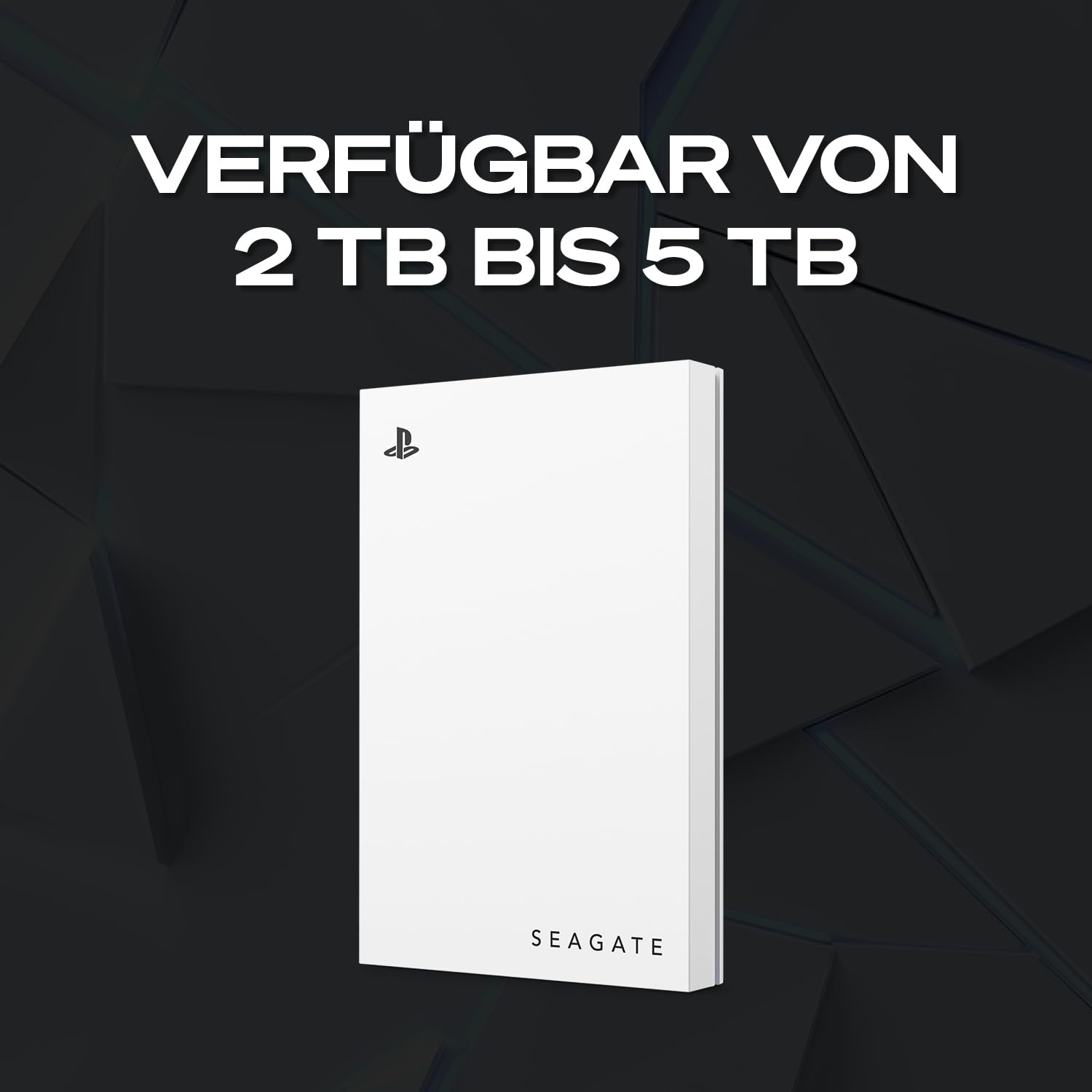 Seagate Game Drive PS4/PS5 2TB tragbare externe Festplatte 2.5 Zoll USB 3.0 weiß