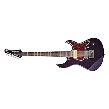 Amazon.com: Yamaha Pacifica PAC611HFM TP 實心電吉他,半透明