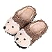 Holibanna 1 Paar Cartoon Igel Hausschuhe Winter Indoor Hausschuhe Frauen Warme Plüsch Baumwolle Tier Hausschuhe