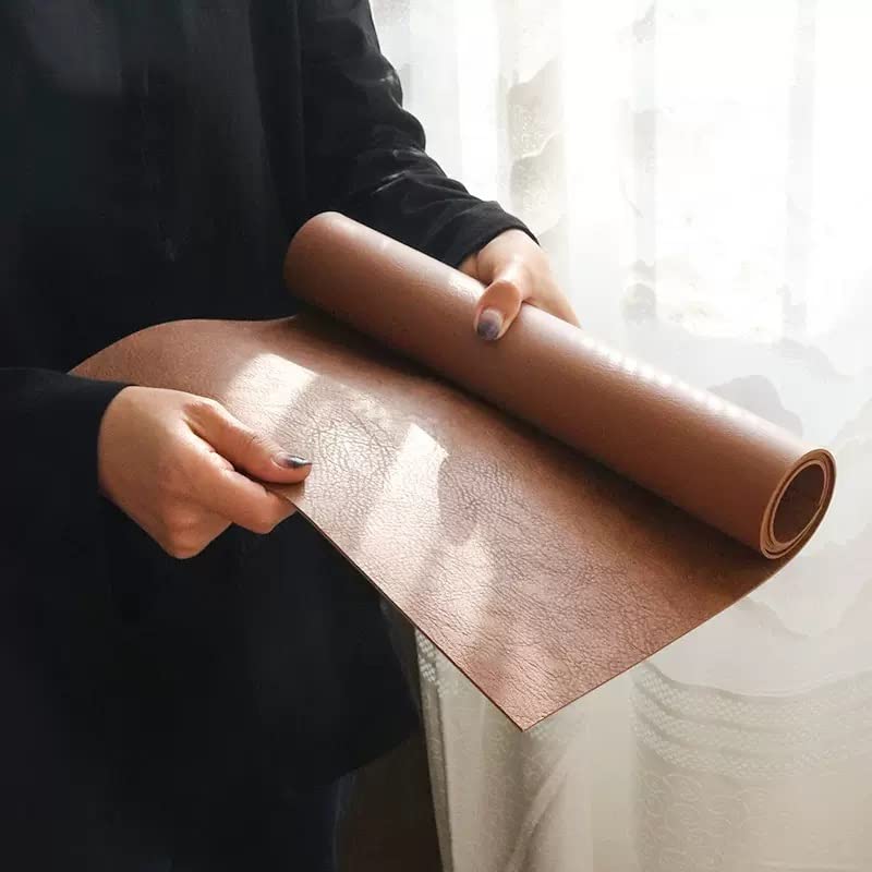 Chemin de table chinois imperméable en cuir noble de haute qualité