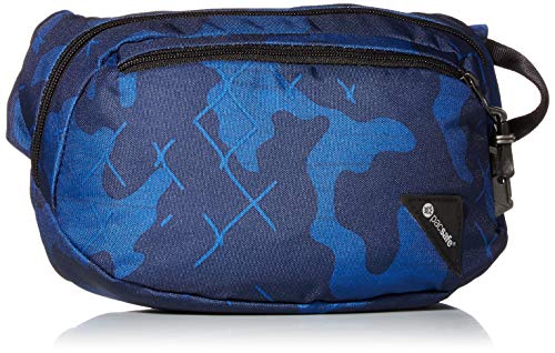 Pacsafe Vibe 100 4 Liter Anti Theft Fanny Pack-Fits 7 inch Tablet, Blue Camo