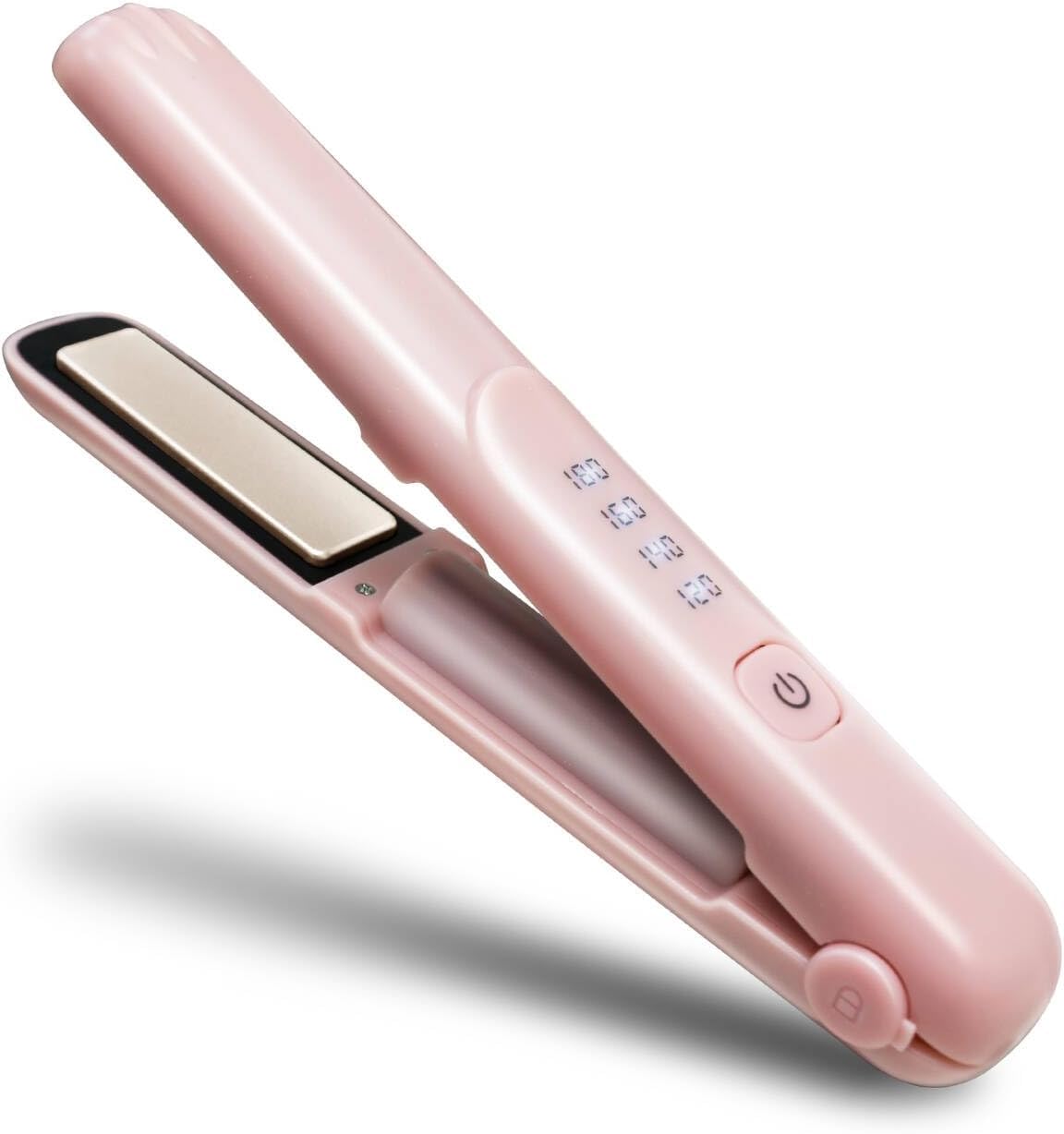 ローズゴールド ストレートヘアアイロン Amazon | ヘアアイロン ミニ コードレスヘアアイロン 高濃度マイナス