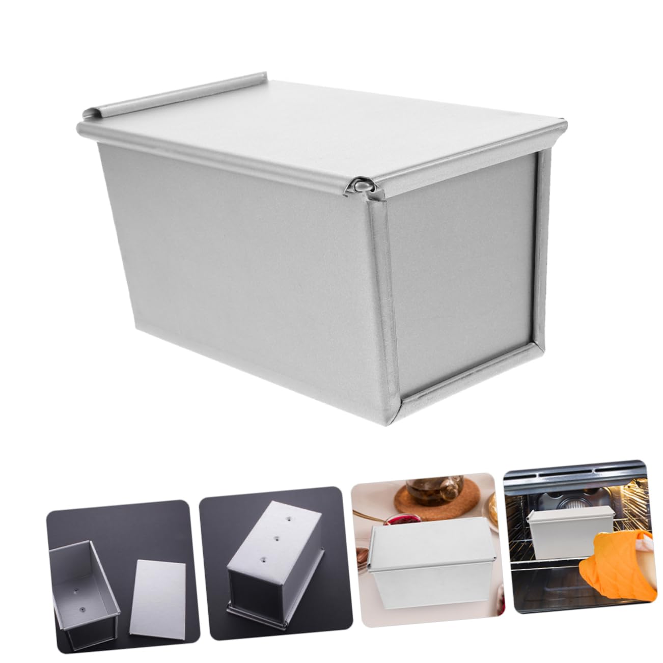 SHOWERORO Molde Para Pan De Metal Molde Para Hornear Bandeja Para Hornear Pan Fácil De Usar Profesional