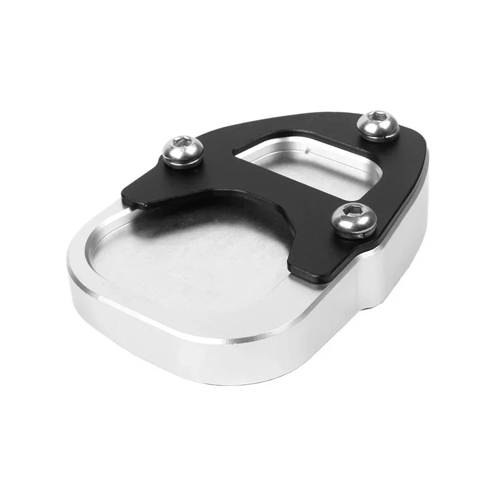 Rivestimenti Laterali Moto Cavalletto Cavalletto Laterale Piede Ingranditore Piastra di Estensione Pad per B&MW per T Racer per Scrambler 2017-2023(Argento)