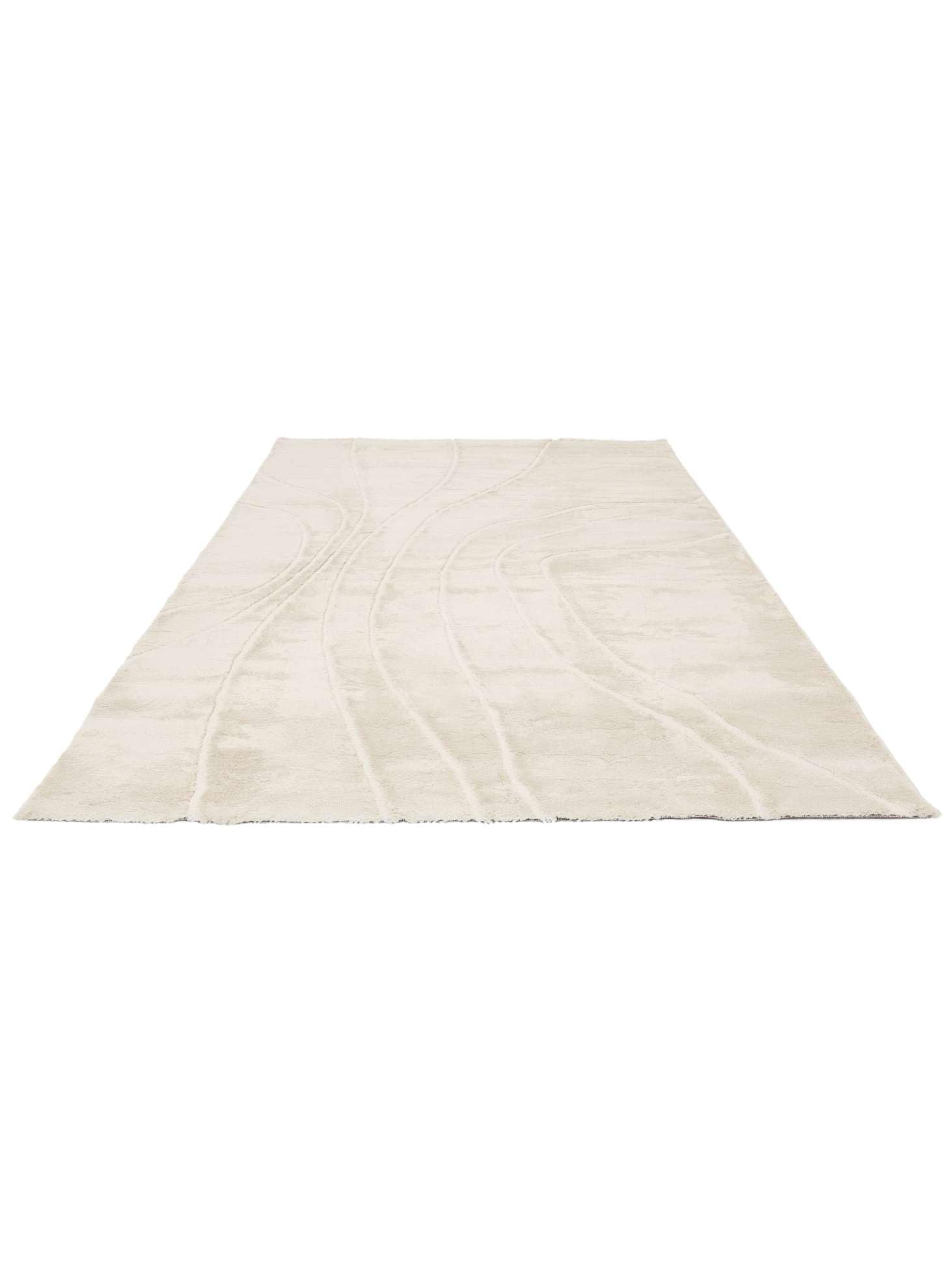 RugVista Bahia, Teppich, Moderne Teppiche, 120 x 180 cm, Rechteckig, Niedriger Stapel, Nur chemische Reinigung, Oeko_tex_100, Cremeweiß
