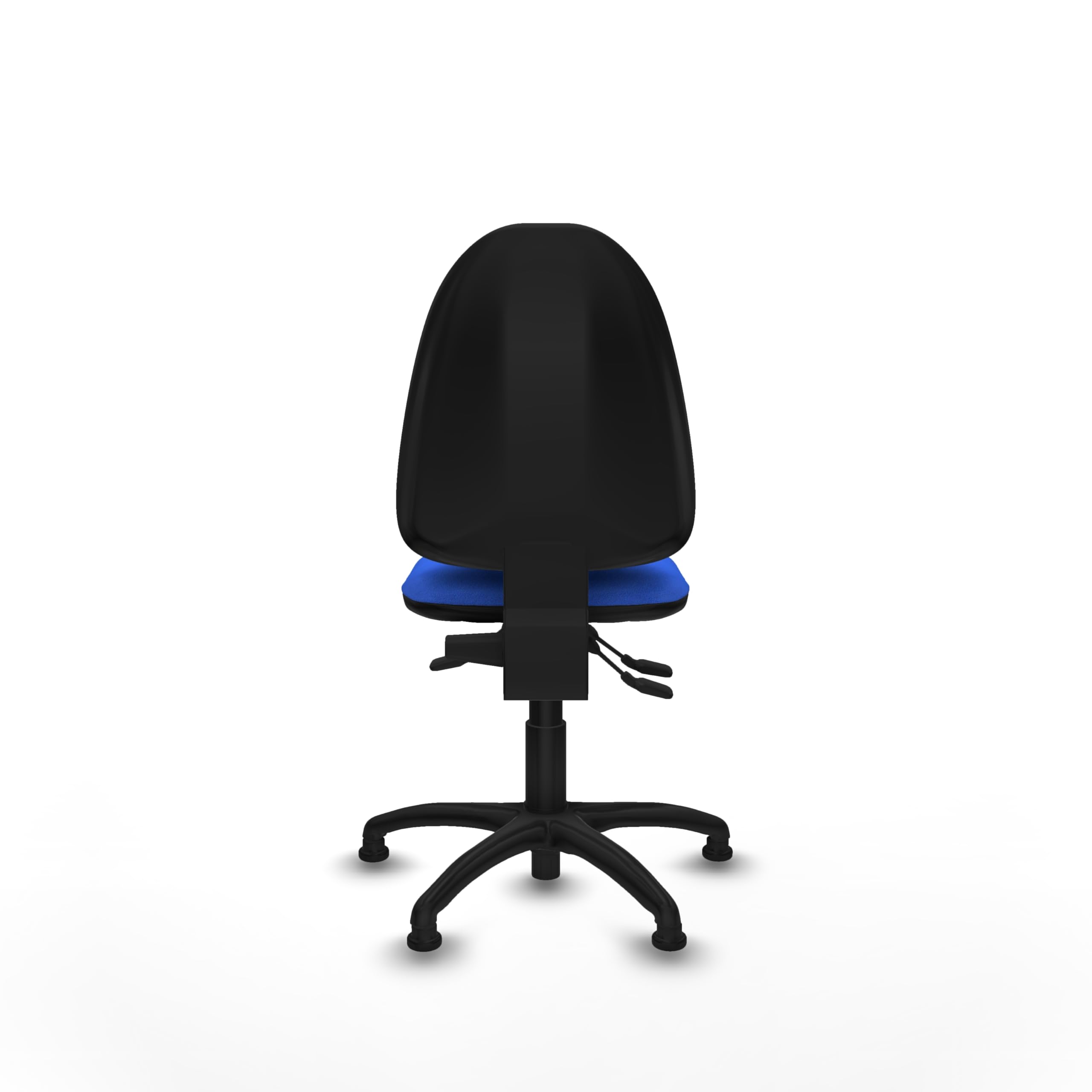 Piqueras y Crespo - Silla sin Ruedas Escritorio Aýna sin Brazos. Equipado con Asincro y Espuma de Corte. Azul