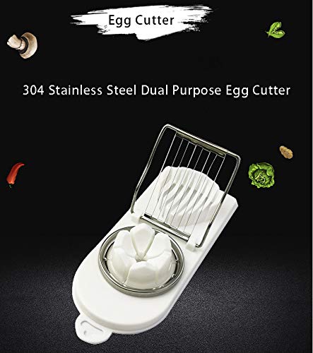image for POTALL Egg Slicer For Hard Boiled Eggs, Egg Cutter, Egg Cutter for Har