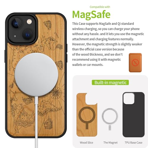 Coque iPhone 15 compatible Magsafe idéale pour voyager avec style