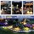 PATIOPIA Solar Lights Outdoor for Yard Patio Porch, Garden Decor Birthday Gifts for Mom Women, Solar Globe Lights Waterproof Cracked Glass Ball Outdoor Decorations Balcony Backyard (2 Pack Warm White)
