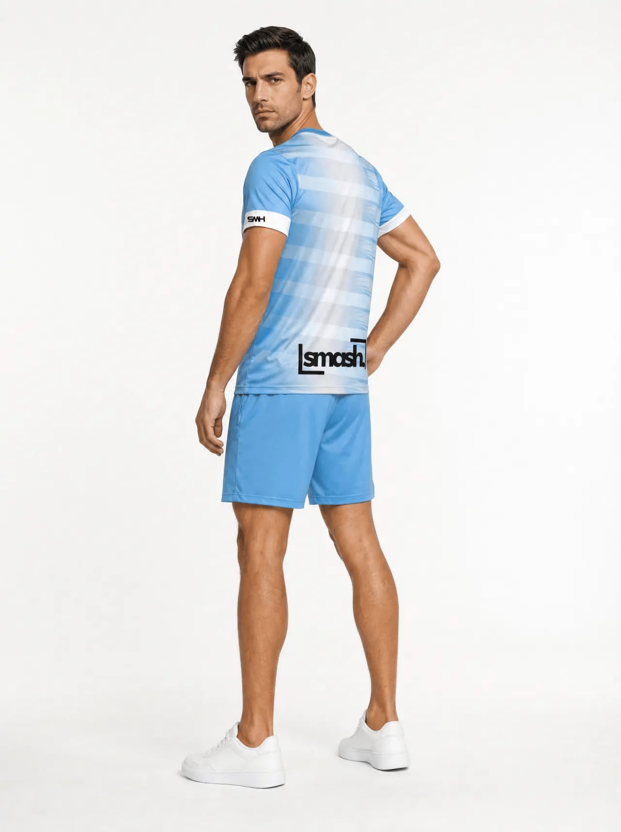 SMASH. - Pantaloncino Tecnico Evolution - Azzurro - S