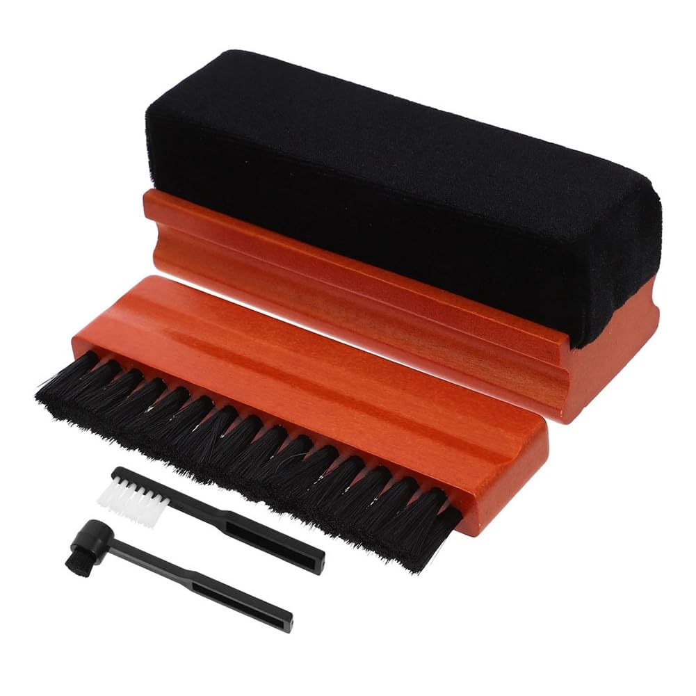 IJSDNVJNDX For CD Player Compatible Turntable Dust Removal Brush Cleaner, Professional Turntable Record Cleaning Tool