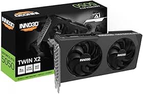 INNO3D Placa gráfica GeForce RTX 5050 Twin X2 8GB GDDR6