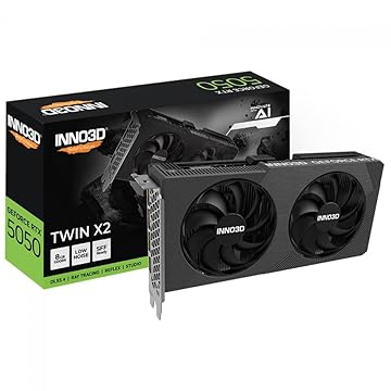 INNO3D Placa gráfica GeForce RTX 5050 Twin X2 8GB GDDR6