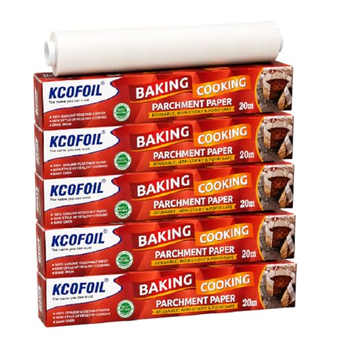 Image of Deliwrap Parchment Paper for Baking (20 m, Pack of 5)