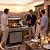 LazySunsets 49000 BTU Stainless Steel Gas Grill, 4-Burner Propane Gas Grill with Side Burner, Cast Iron Cooking Grates & Side Shelves for Patio Backyard Camping