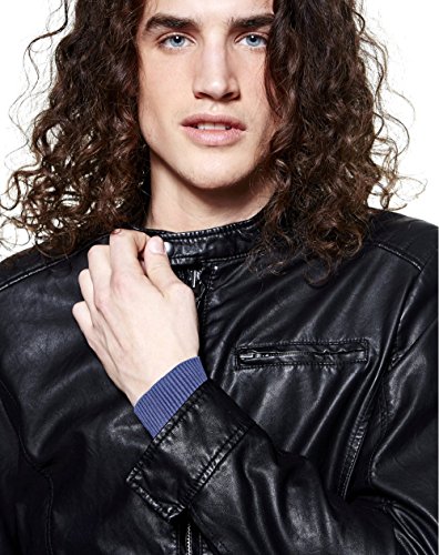 United Colors of Benetton Faux Leather Giacca Uomo...