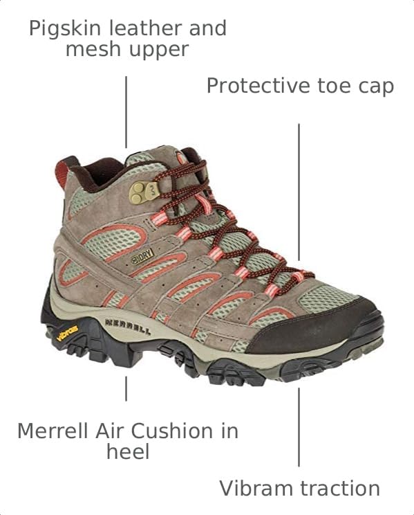Image of Merrell Women's Moab 2 Mid Waterproof Hiking Boot