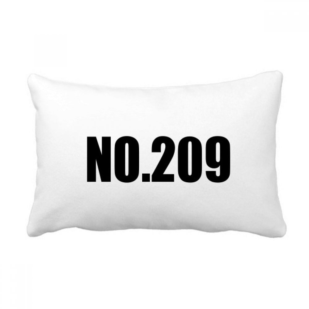 Coussin de décoration 16x24 pouces Numéro 209, une idée cadeau originale pour la maison