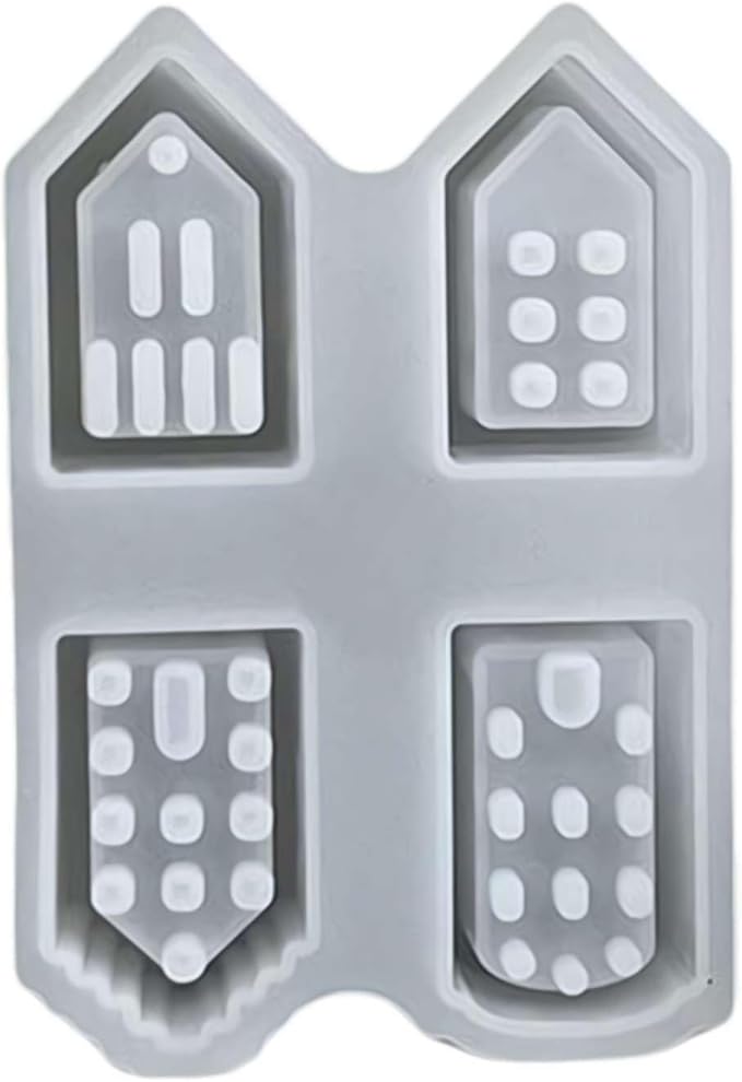 Christmas House Silicone Mold, House Silicone Mold, Ambient