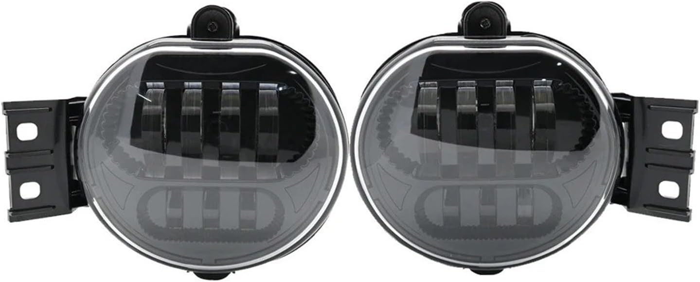 Car Headlight For Dodge For Ram For Durango 2002-2009 Car Led Fog Light With White DRL Driving Passing Lamps Assembly Auto Headlamp(Black)