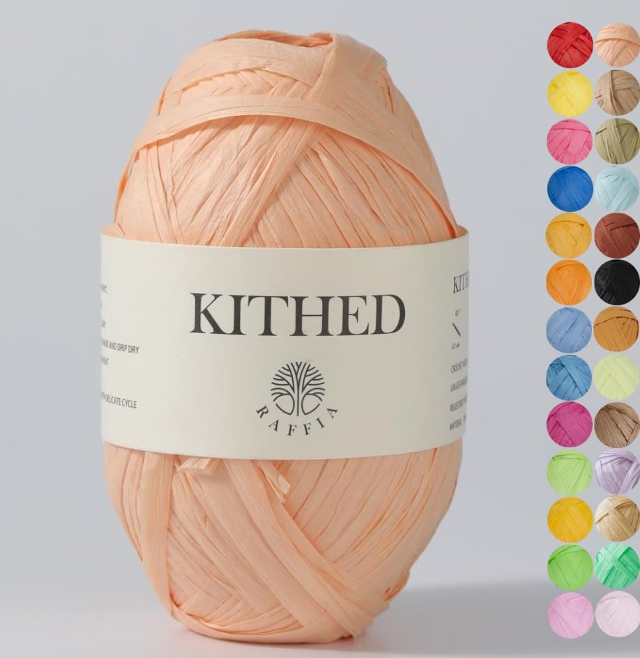 Amazon.com: Raffia Yarn, Soft Raffia Yarn for Crochet，328ft