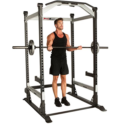 Fitness Reality X-Class Light Commercial High Capacity Olympic Power Cage, Without Lat Pull-Down Attachment