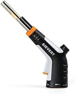 Sievert Industries - 253547 253557 Powerjet Torch, 2535 - A Blowtorch for All Kinds of Soldering and Heating Applications Includes 8707-01 Standard Flame Burner