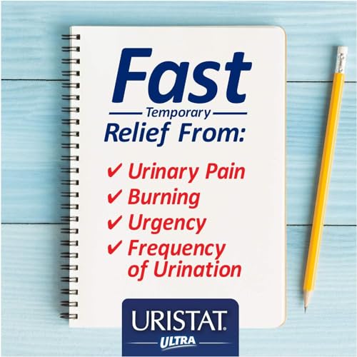 Image of URISTAT Ultra UTI Relief Pack, 1 UTI Test Strip & 12 Pain Relief Tablets (Pack of 3)
