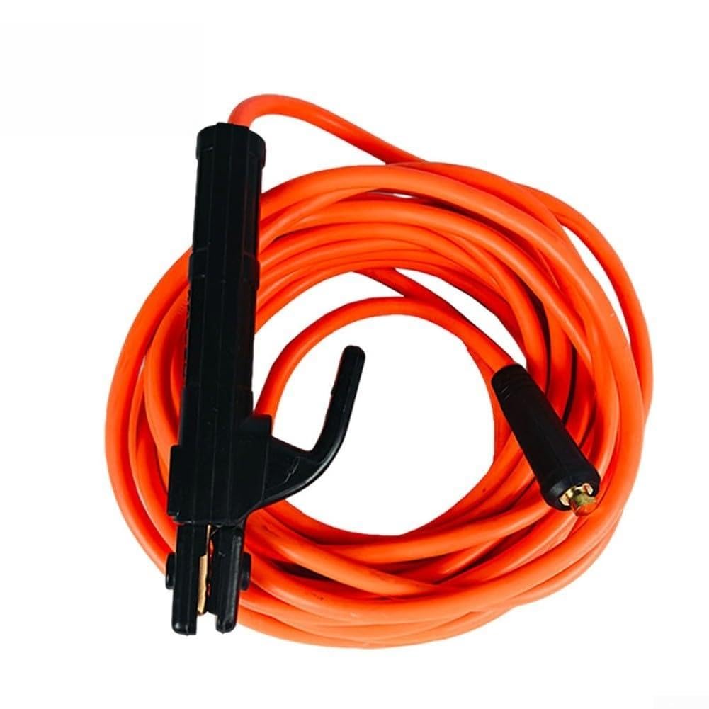 Cavo di saldatura con supporto per elettrodo, 7 m, per saldatrice a scintilla MMA, impugnatura antiscottatura, struttura in metallo e plastica (3 metri)