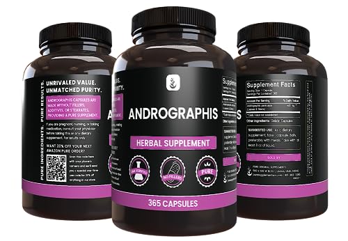 Pure Original Ingredients Andrographis Paniculata, (365 Capsules) Always Pure, No Additives Or Fillers, Lab Verified #TOP3