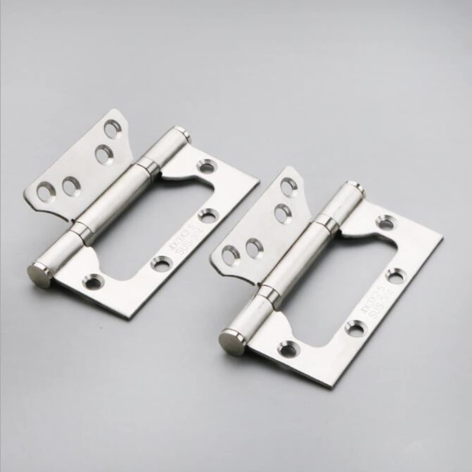 Nvsfzgiyg One Color Hinge,105Mm Ball Bearing Stainless Steel Folding Butt Hinges For Home Furniture Hardware Door - 4Pack