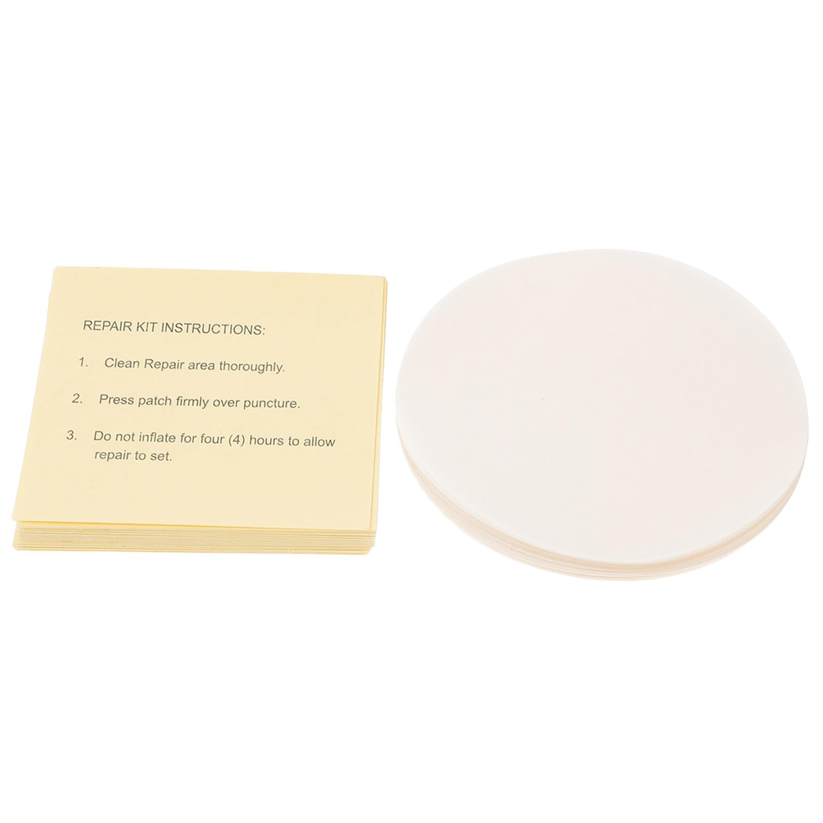 Patchs de Réparation Ronds Auto-adhésifs PVC 60 Pcs Fête | Transparence Discrète, Découpe Facile, pour Jouets Gonflables, Usage Léger, Format Rond et Carré, Surface Lisse