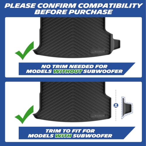 Image of Michelin Vehicle Mats for 2025-2026 Subaru Forester Hybrid (4 Piece) | Not Fit Gas, All-Weather TPE Custom Fit Liner, Premier
