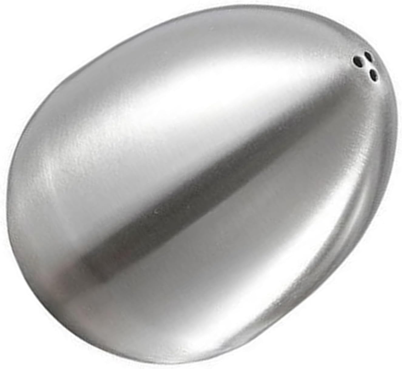 Egg Shaped Pepper Shaker with 3 Holes, Stainless Steel Rustproof Kitchen