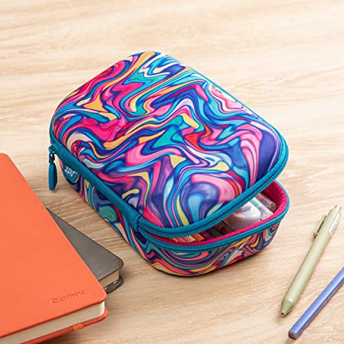 Image of ZIPIT Colorful Pencil Case for Girls, Cute Aesthetic Pencil Box for School