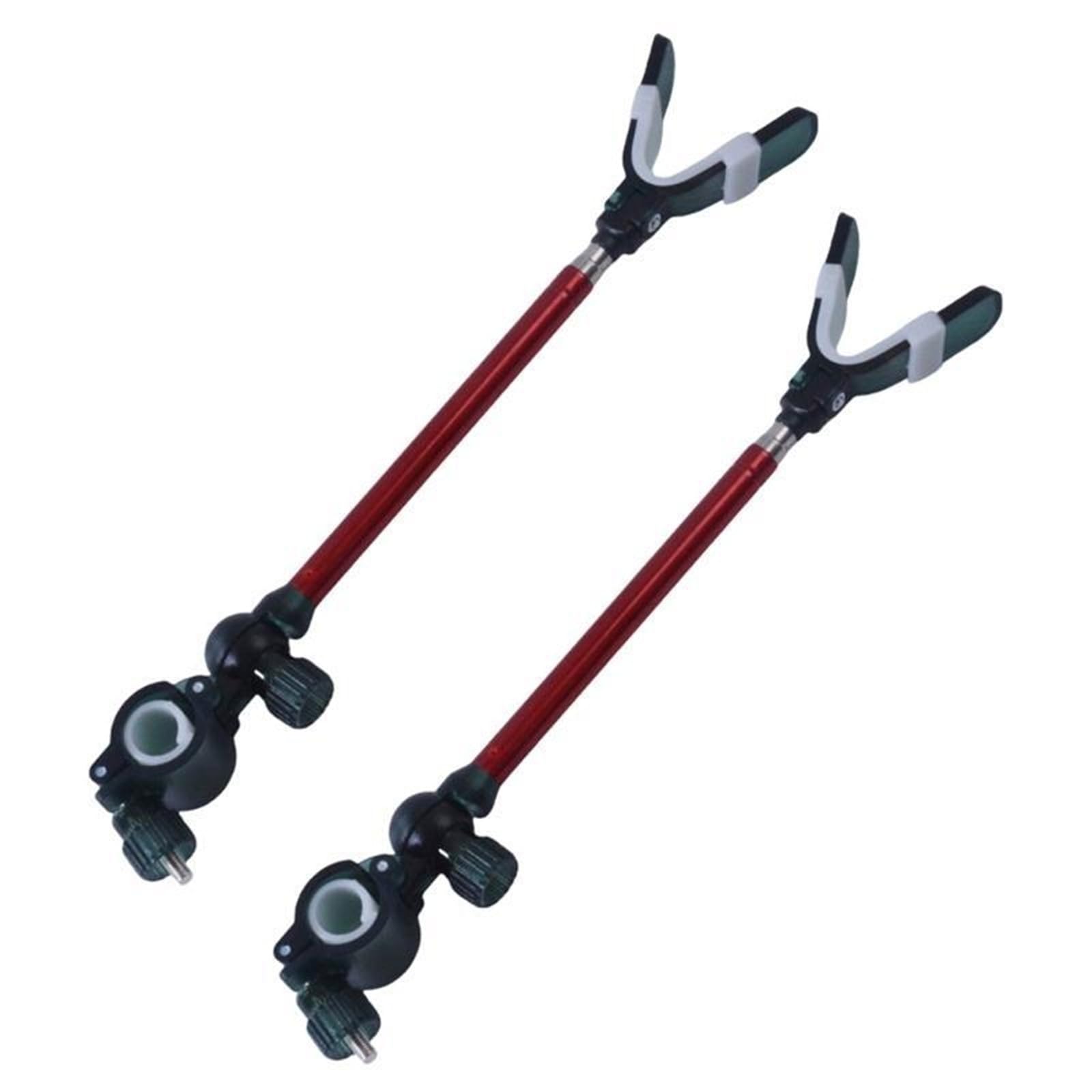 XCTDSVAH Rod Rests Fishing Stainless Steel Fishing Rod Holder With Telescopic For Lake River And Seasides Locations(Red)