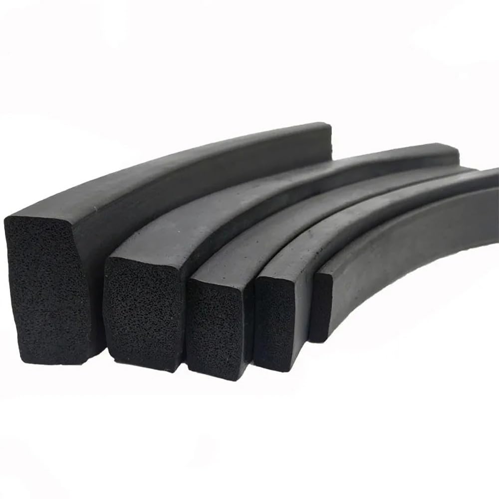 Black EPDM Foam Seal Strip 1M Weather Resistant Rubber Gasket