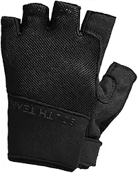 Luva Meio Dedo Gel Ciclista S. R. Pró - Palma Couro