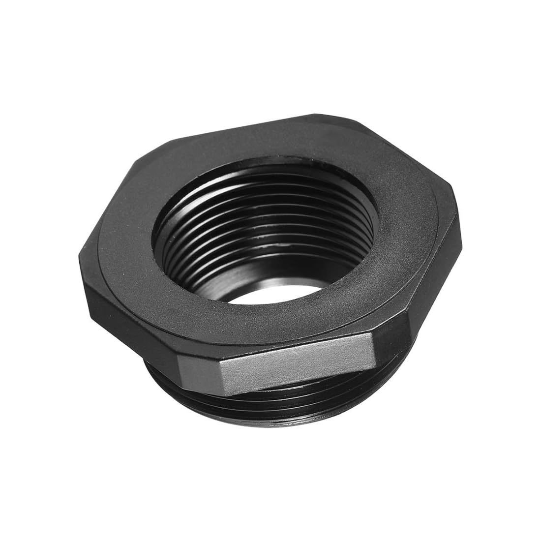 Unifizz 1 Pcs Threaded Reducing Bushing Nylon Adapter M32 Male to M25 Female Thread IP68 Waterproof Fitting Connector for Electrical and Industrial Use
