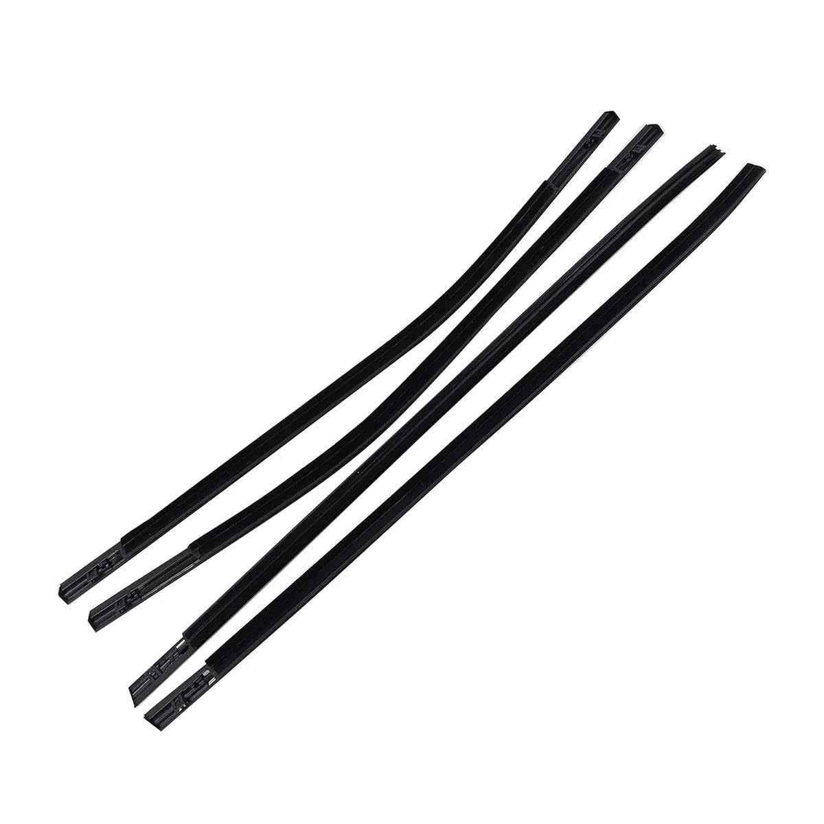 Strisce protettive per Portiere Auto, 4 Pezzi, guarnizioni in Gomma per finestrini Esterni dell'auto per Nissan Qashqai 2015-2020, Striscia di Tenuta, Modanatura, Finitura.