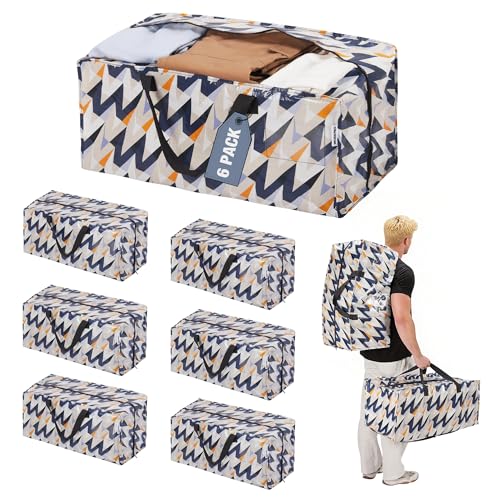 WORKPRO 6-Pack Extra Large Moving Bags with Zippers