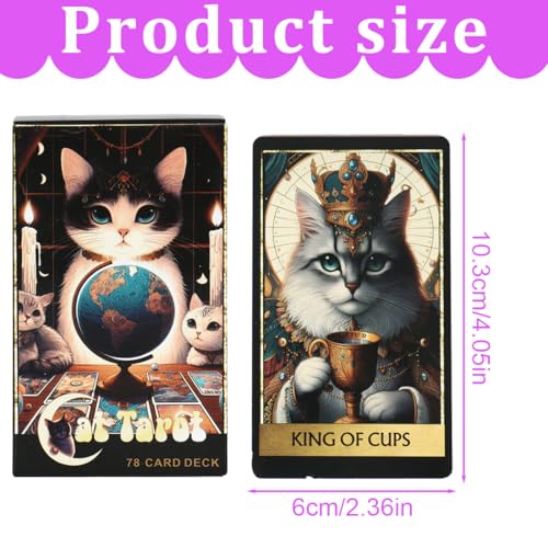 Baraja de Tarot de Gatos Lindos y Zorro Estacional