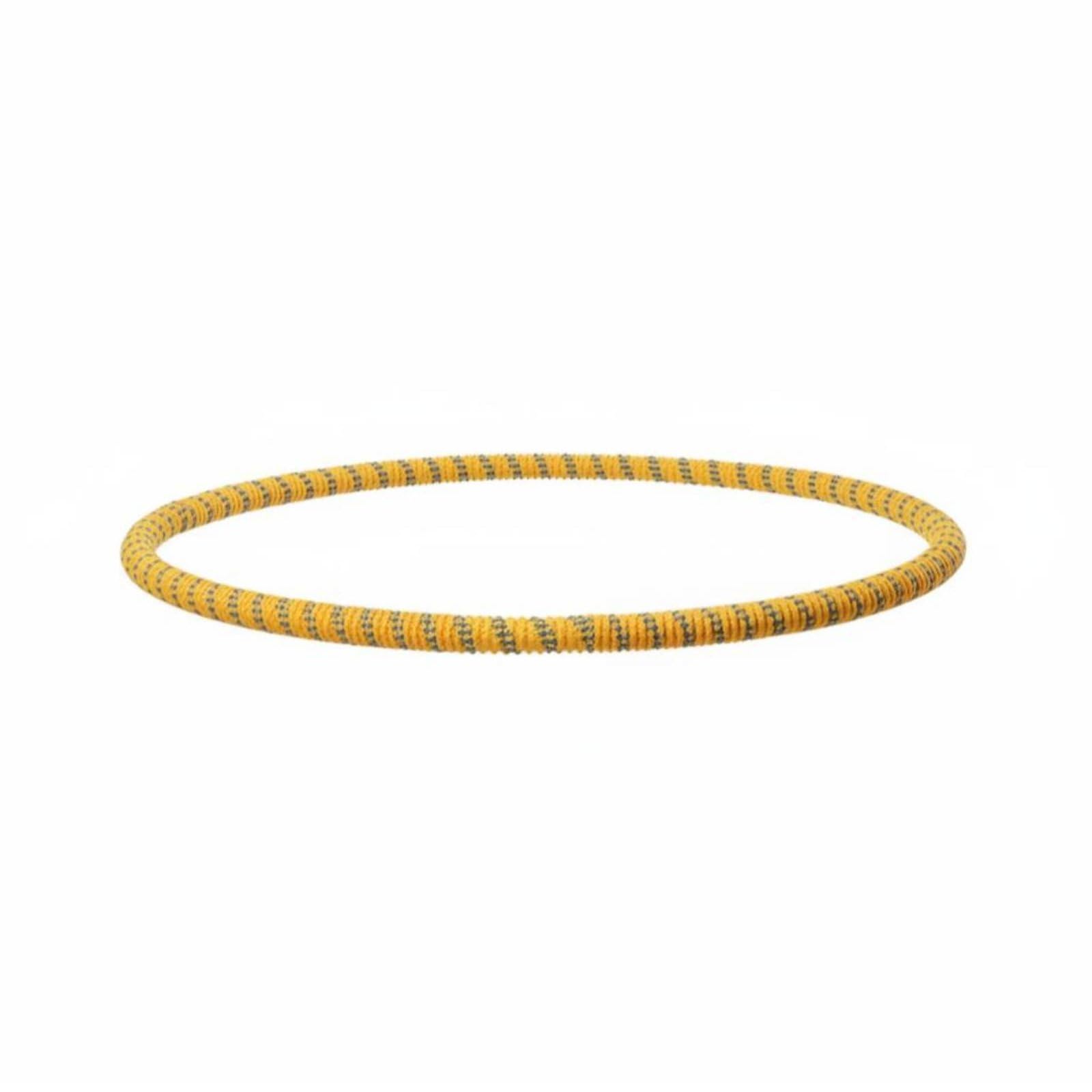 MYADDICTION Quiet Operation Flexible Hula Hoop Does Not Pinch Skin Soft Hula Hoop Waist Slimming Textile Covered Exercise Hoop for Beginners, Home Gym, Yellow-image-8