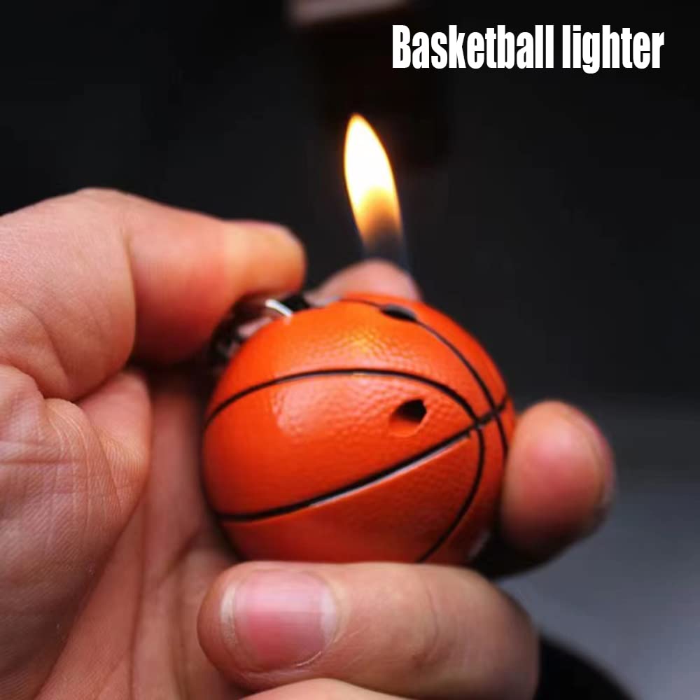 Rocmarty Butane Soft Flame Llighter,Creative Lighter,Cool Lighters,Refillable Lighter,Ball