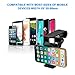 Geekercity Car Mount Cell Phone Holder Universal 360 Rotating Car Sun Visor Mount Support Clip Bracket for GPS Smartphones [35-90mm]