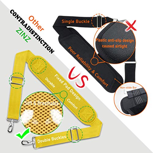 Image of ZINZ Bag Shoulder Strap, Padded Adjustable Shoulder Strap Replacement
