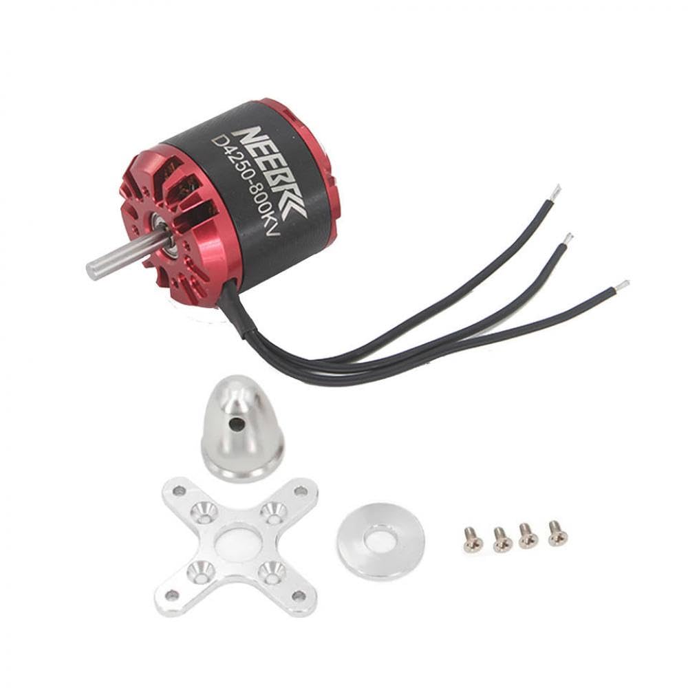 RC 4250 800KV 1250W Borstelloze Motor, RC Auto Borstelloze Motor, Borstelloze Motor met 4,0 Mm Banaanstekker voor RC Vliegtuig Upgrade Onderdelen