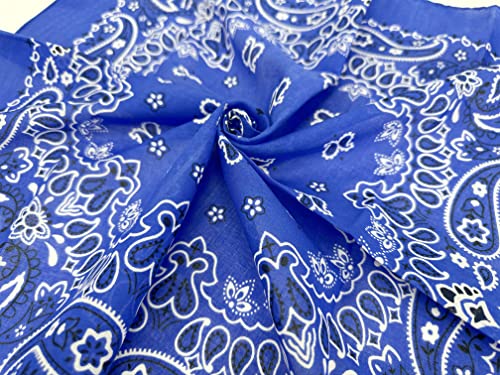 Image of Single Pack Bandanas 60s Premium Cotton Soft Thin Handfeel Large Handkerchief for Men and Women